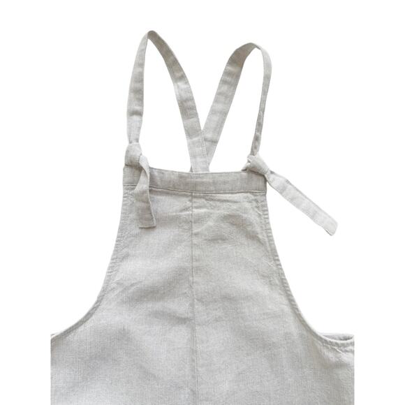 Rylee + Cru Linen Overall Shorts Size 8-9y - Picture 2 of 5